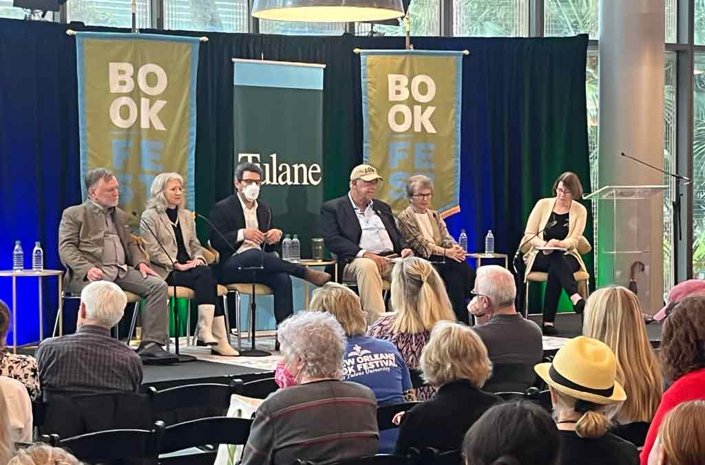 Panel discussion at Tulane Book Fair